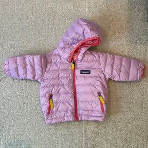 Patagonia Baby Reversible Down Sweater Hoody 3-6 months